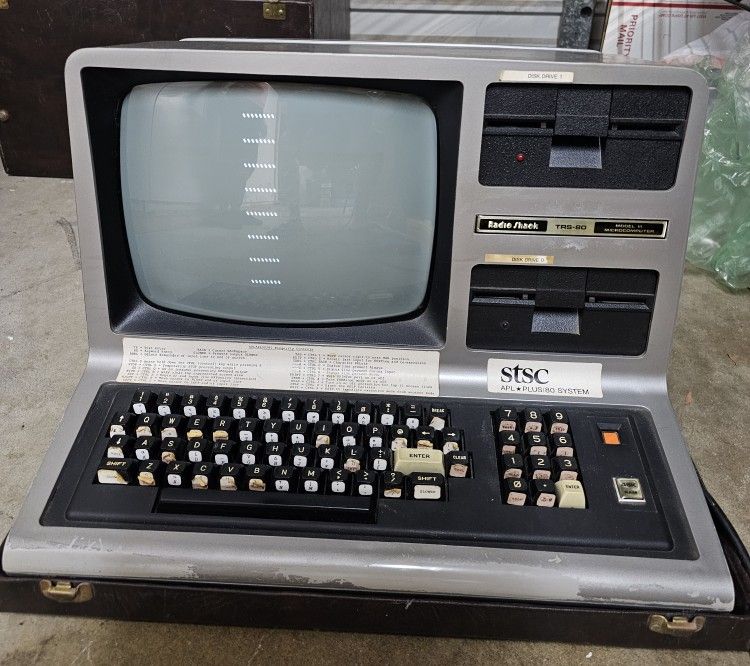 Radio Shack TRS-80 Model III Computer - Powers On