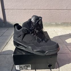 Black Cat Jordan 4s
