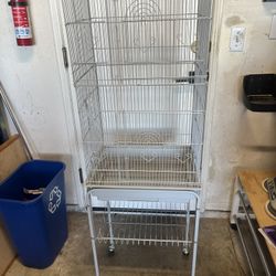 Bird Cage And Cart