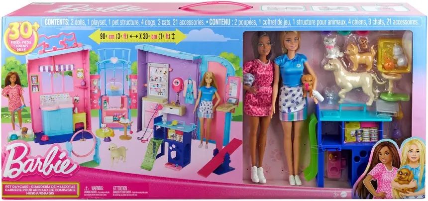 Barbie pet Daycare Play set 30+ Accessories