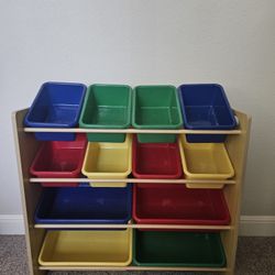 Wooden  Toy Organizer
