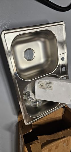 Double Stainless Steel Kitchen Sink W/ Faucet