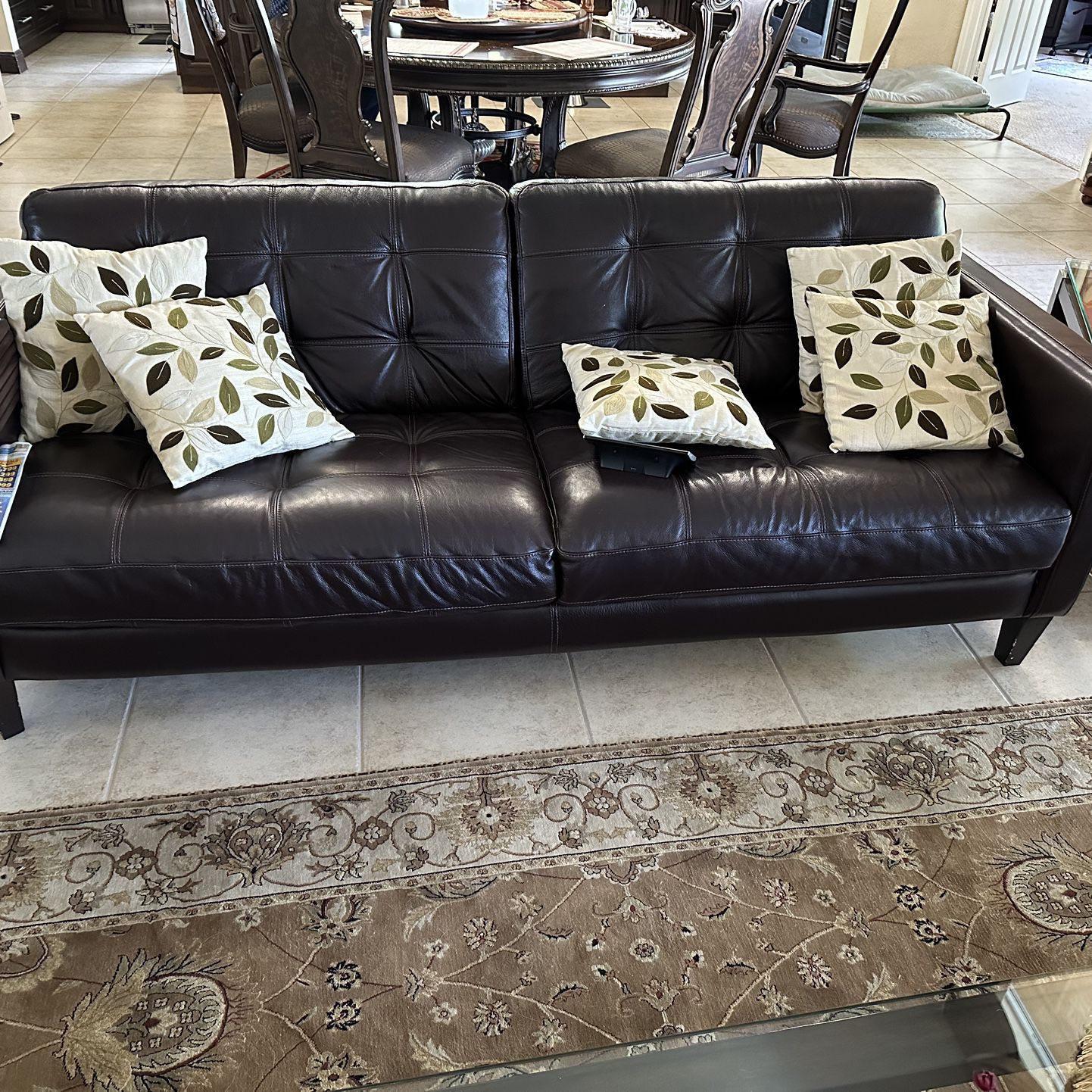 Premium Leather Sofa Set 