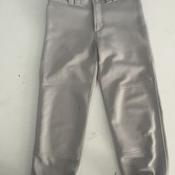 Mizuno Women's Performance Softball Pants Light Grey XS Belt Loops RN 89730