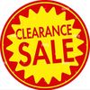 CLEARANCE SALE