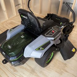 FOR SALE: EGO Z6 52” Zero Turn Riding Mower - Like New!