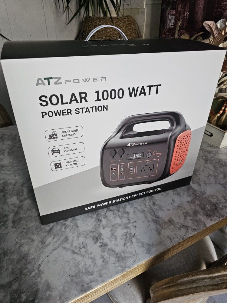 Solar Atz 1000 Watts Power Station 