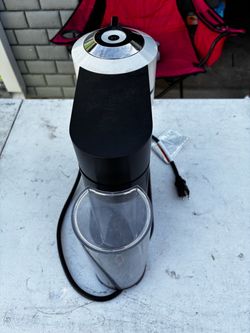 Electric Coffee Grinder with Clear Grounds Container