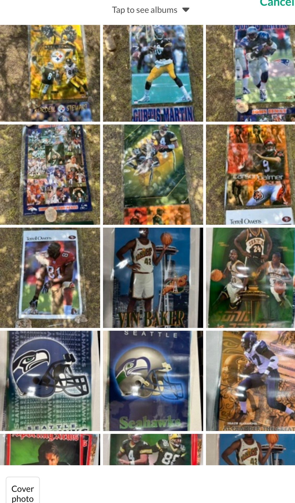 VINTAGE POSTERS NFL NBA UFC MLB NHL