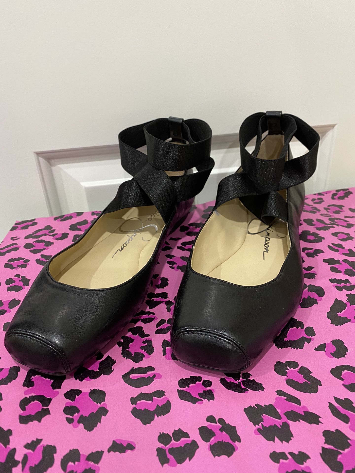 Jessica Simpson Manzie Black ballet flats