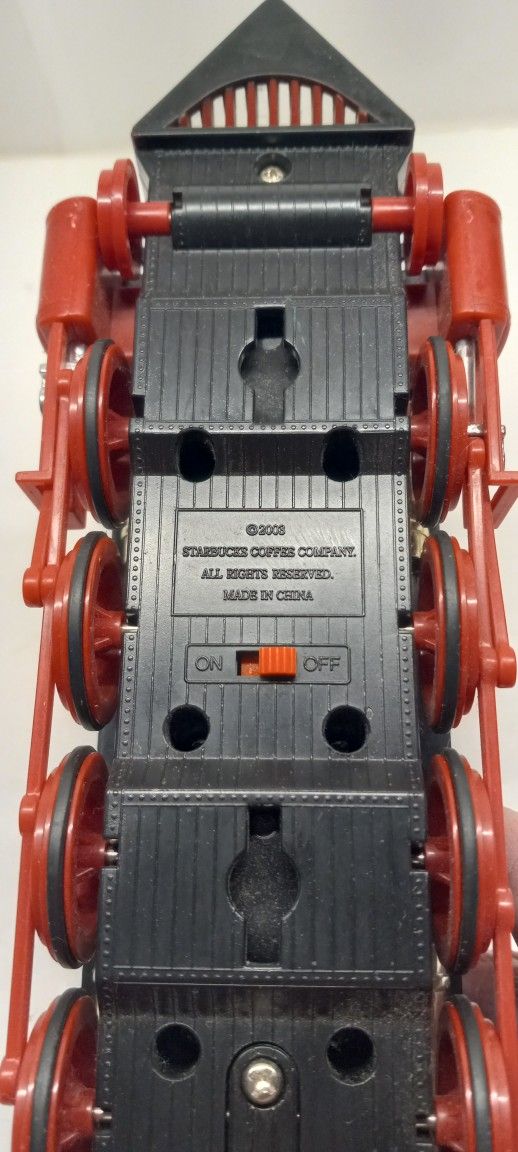 Starbucks Holiday Collectible 2003 Express Train Engine Lights Up Tested Battery