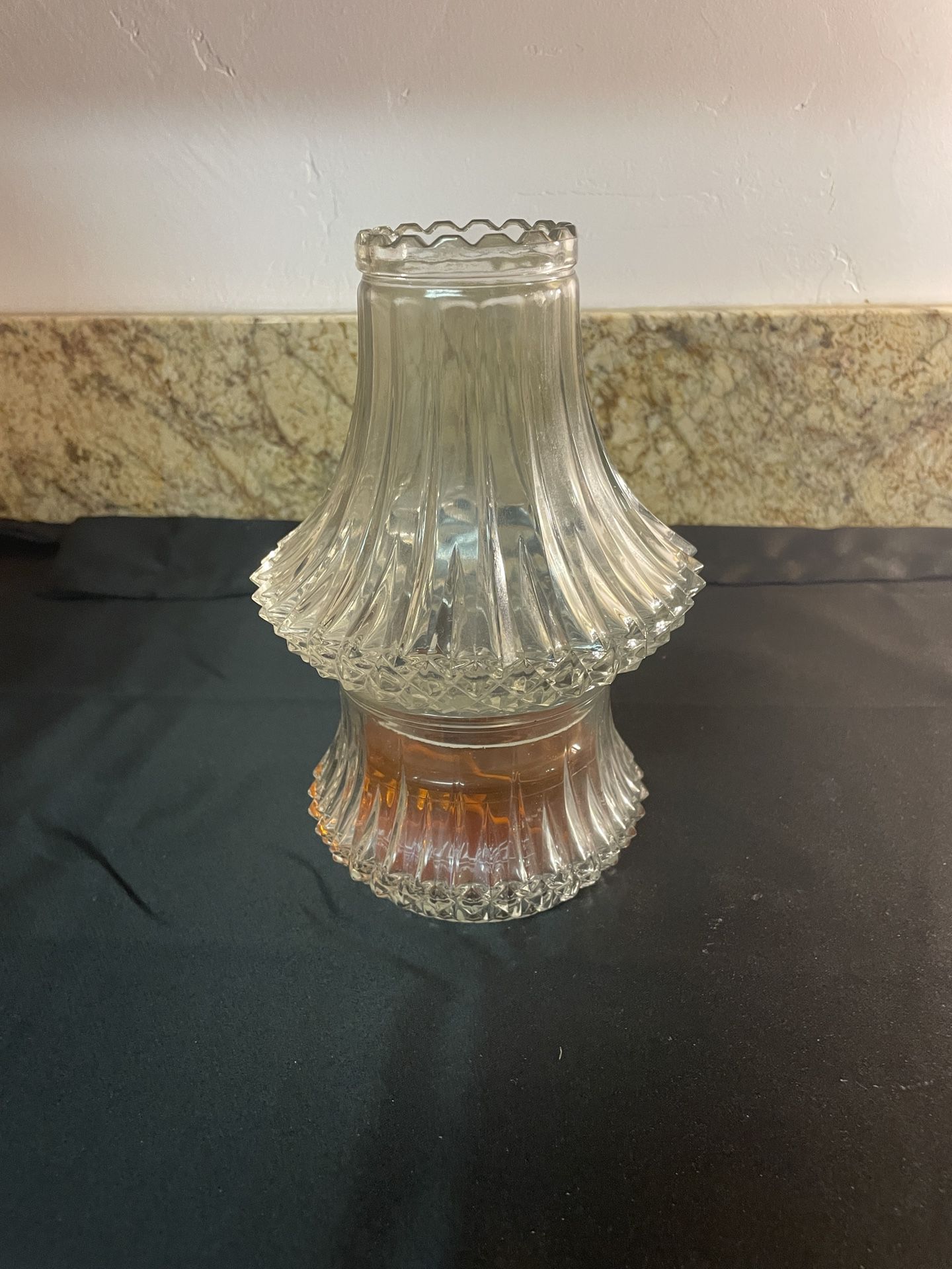 Vintage Lamplight Farms Austria Crystal Glass Light