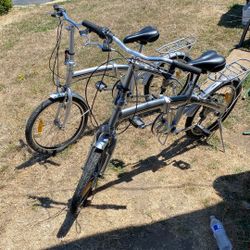 20” Matching Set Folding Bikes 