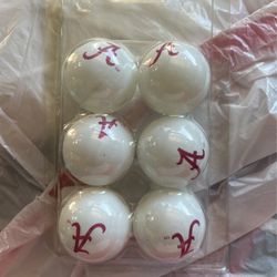 Ping Pong Balls With Alabama Script A