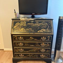 Moving Sale. Elegant Jasper Chinese Desk 