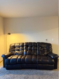Leather sofa