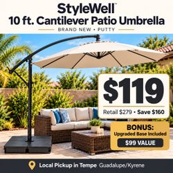 10 ft. Cantilever Patio Umbrella