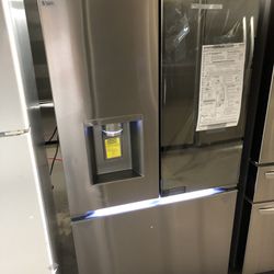 New Lg Mirrored Insta View Stainless Steel Door In Door Refrigerator With Four Ice Type 30 Cu Ft 