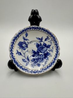 Vintage Paragon Tea Cup Saucer - Blue Roses - Pattern 6867