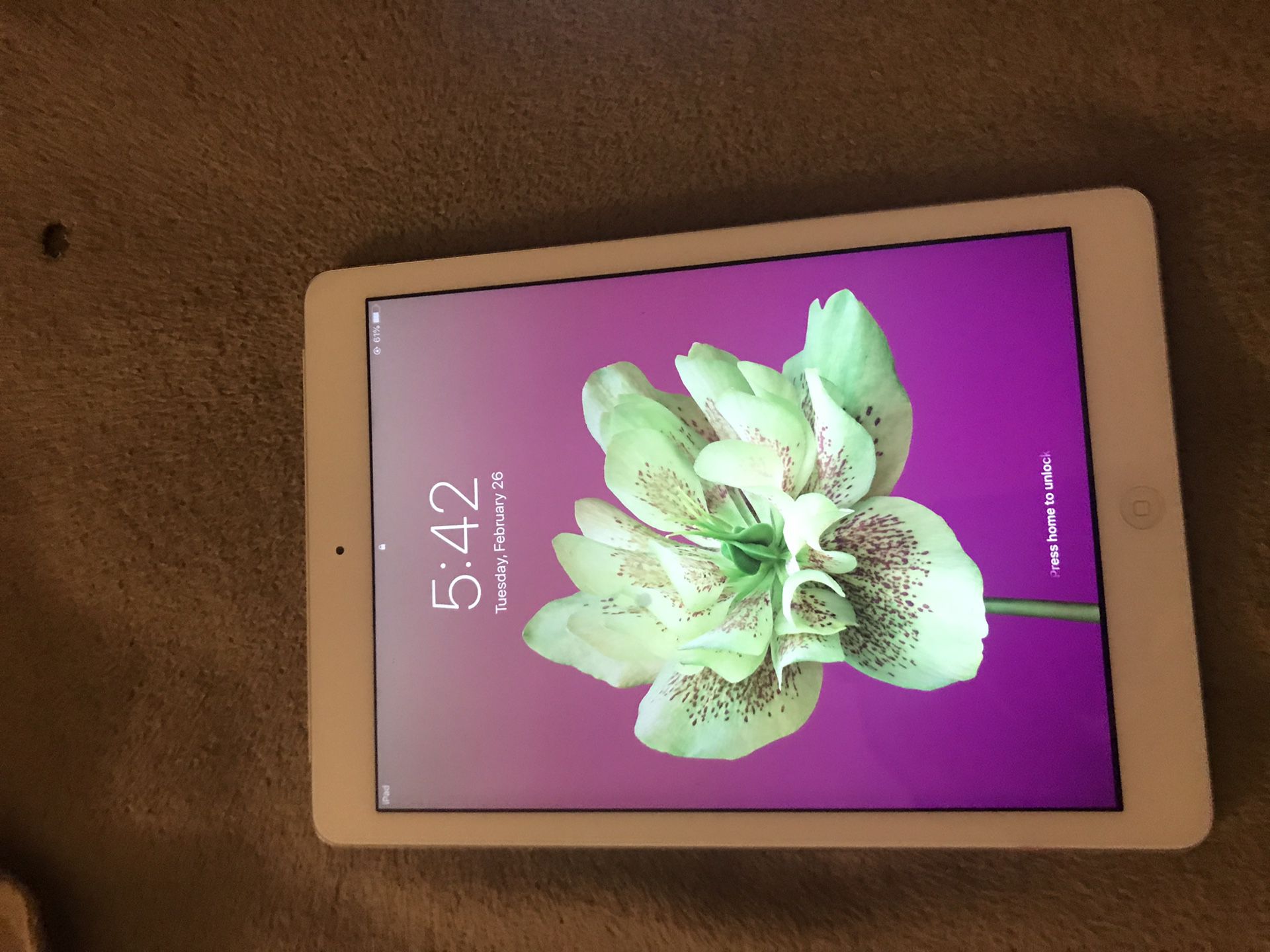 Apple iPad 3 locked screen no iCloud