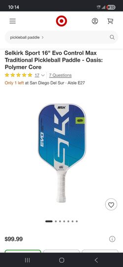 Pickleball paddle