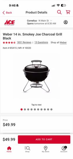 Brand new weber Smokey Joe