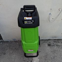 Portland Electric Chipper Shredder "Item Is Available"