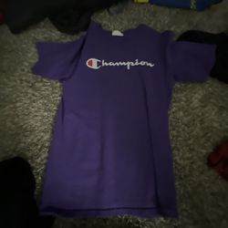 Purple Champion Shirt Youth Small