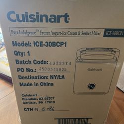 Cuisinart Ice Cream & Frozen Yogurt Maker