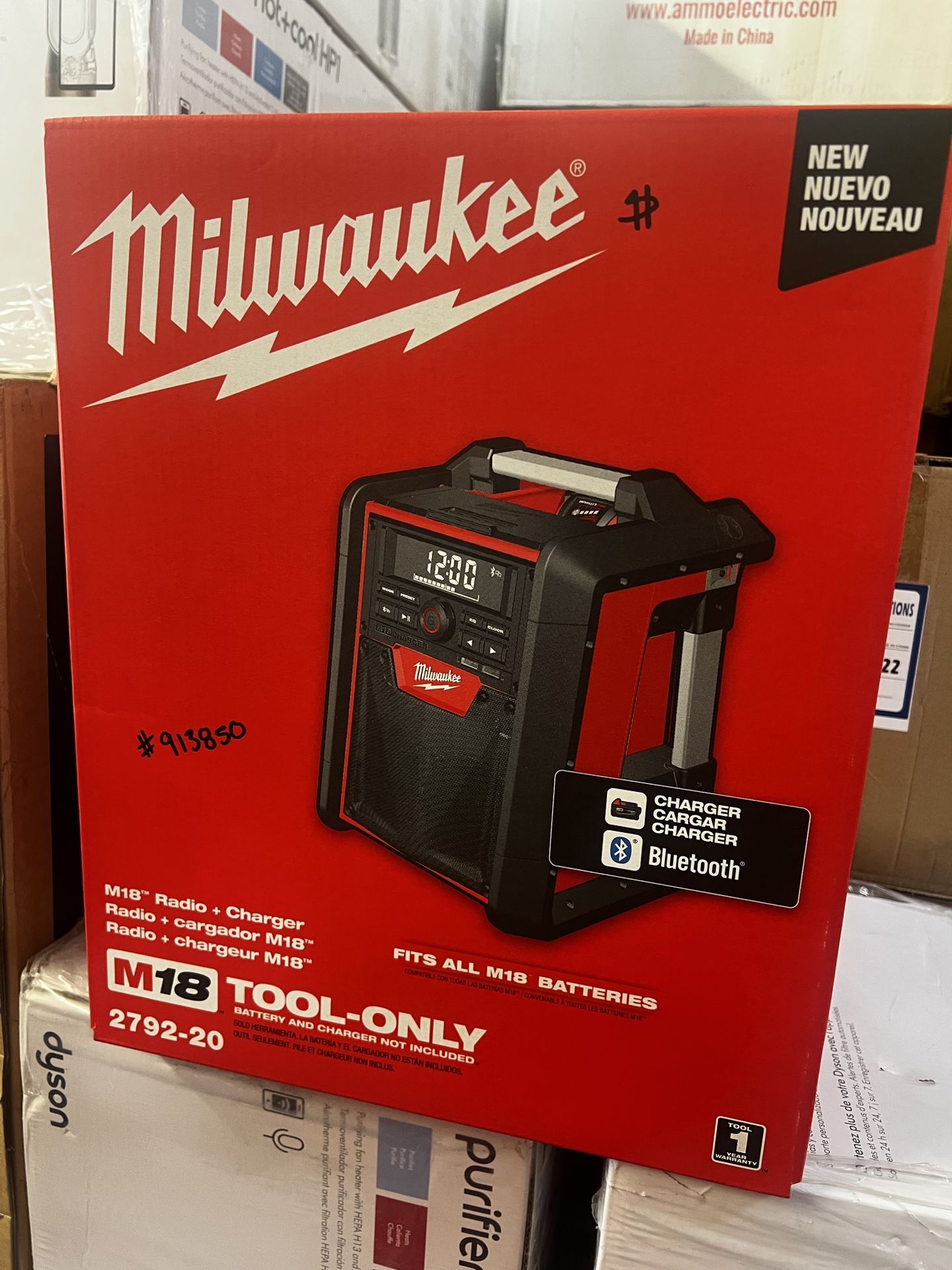 Milwaukee M18 Radio+Charger Tool Only