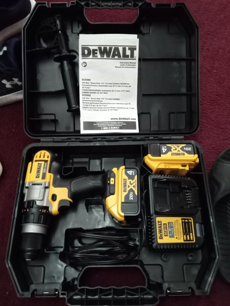DeWalt Dcd980 Heavy Duty Drill &Case