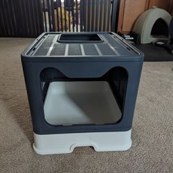 Litter Box with Cover and Door