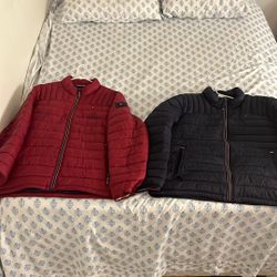 2 Tommy Hilfiger Puffer Red N Blue  xxl $300