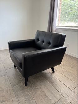 Faux Leather Sofa Chair