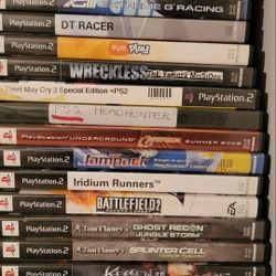 Playstation 2 Games/3 for $15 or $8 each