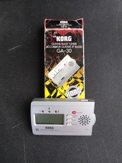 KORG GA-30 GUITAR AND BASS TUNER