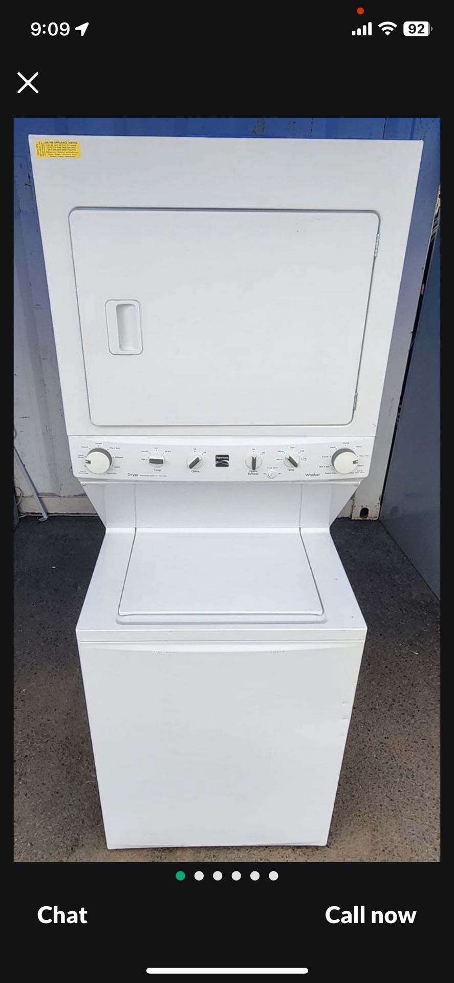 New Never Used Stack W/D