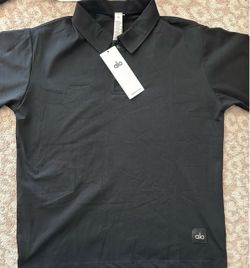 Alo Black Men’s Polo Shirt $35 FIRM **READ DESCRIPTION**