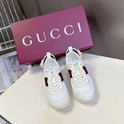 GUCCI Gucci 2025 latest spring and summer catwalk sports shoes Agan shoes