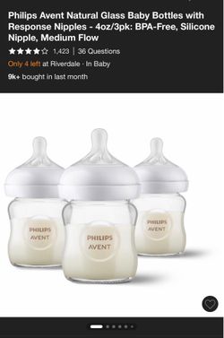 Philips Avent Glass Bottles