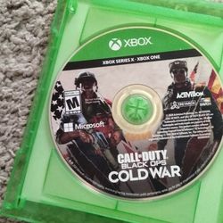 Black Ops Cold War Xbox Series X &S And Xbox One