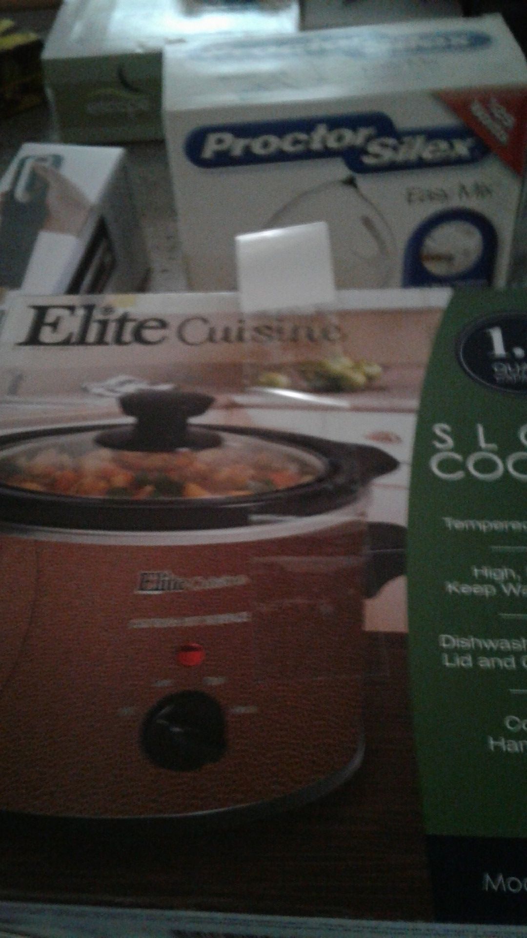 Elite cuisine 1.5 quart slow cooker