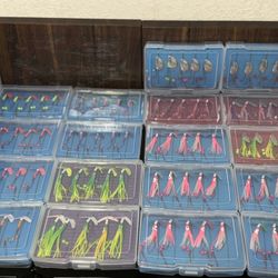 Salmon Fishing Hoochie Smile Blade Spinner Kits