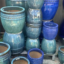 Glazed Ceramic Planter Pots 