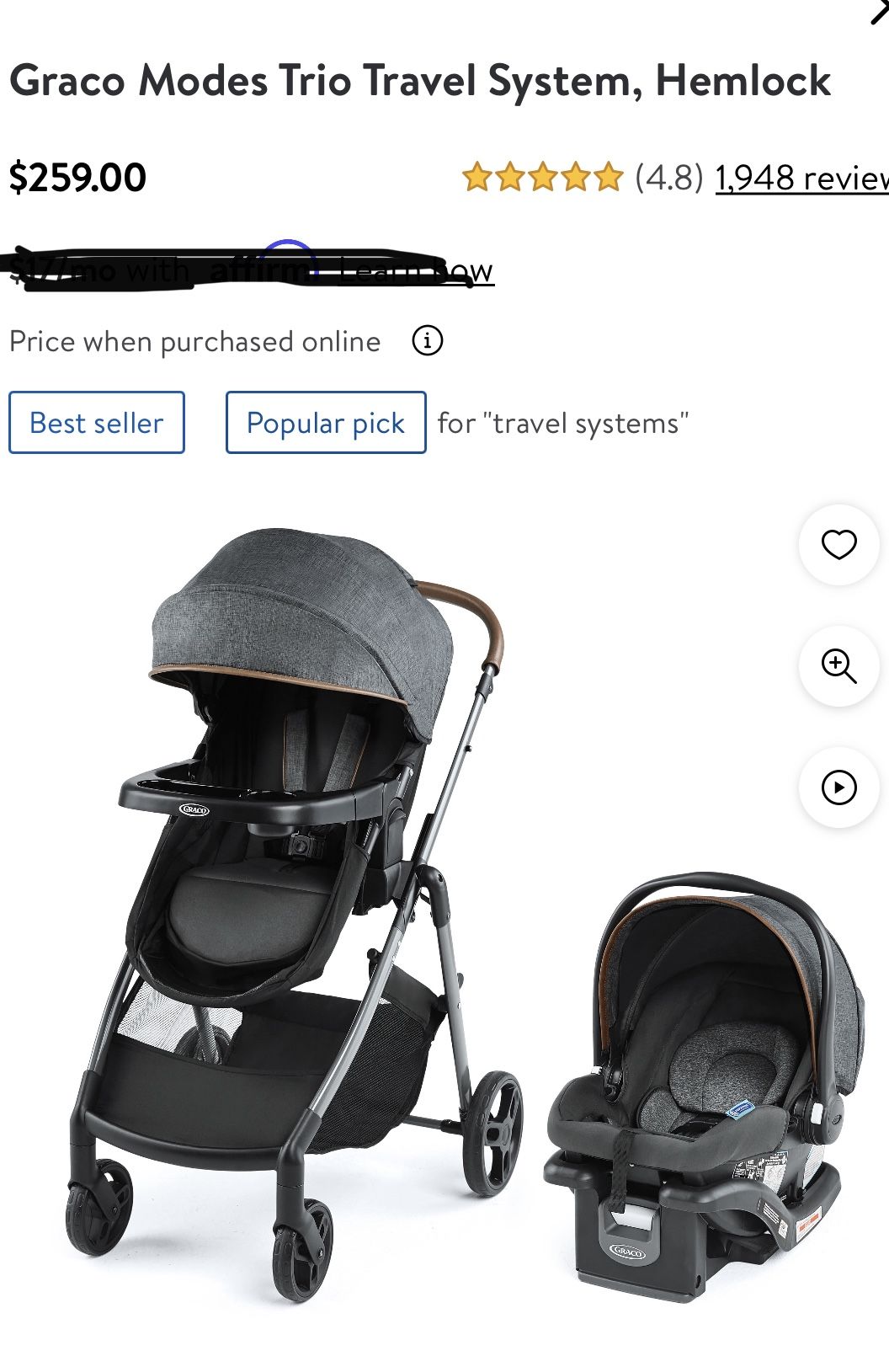 Graco In Travel System