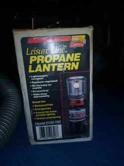 Coleman propane Lantern