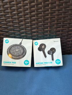 Airtime Pro 2 SE Bluetooth Wireless Earbuds + Wireless Charging Pad