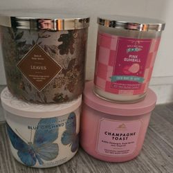 Bath And Body Works Candles 