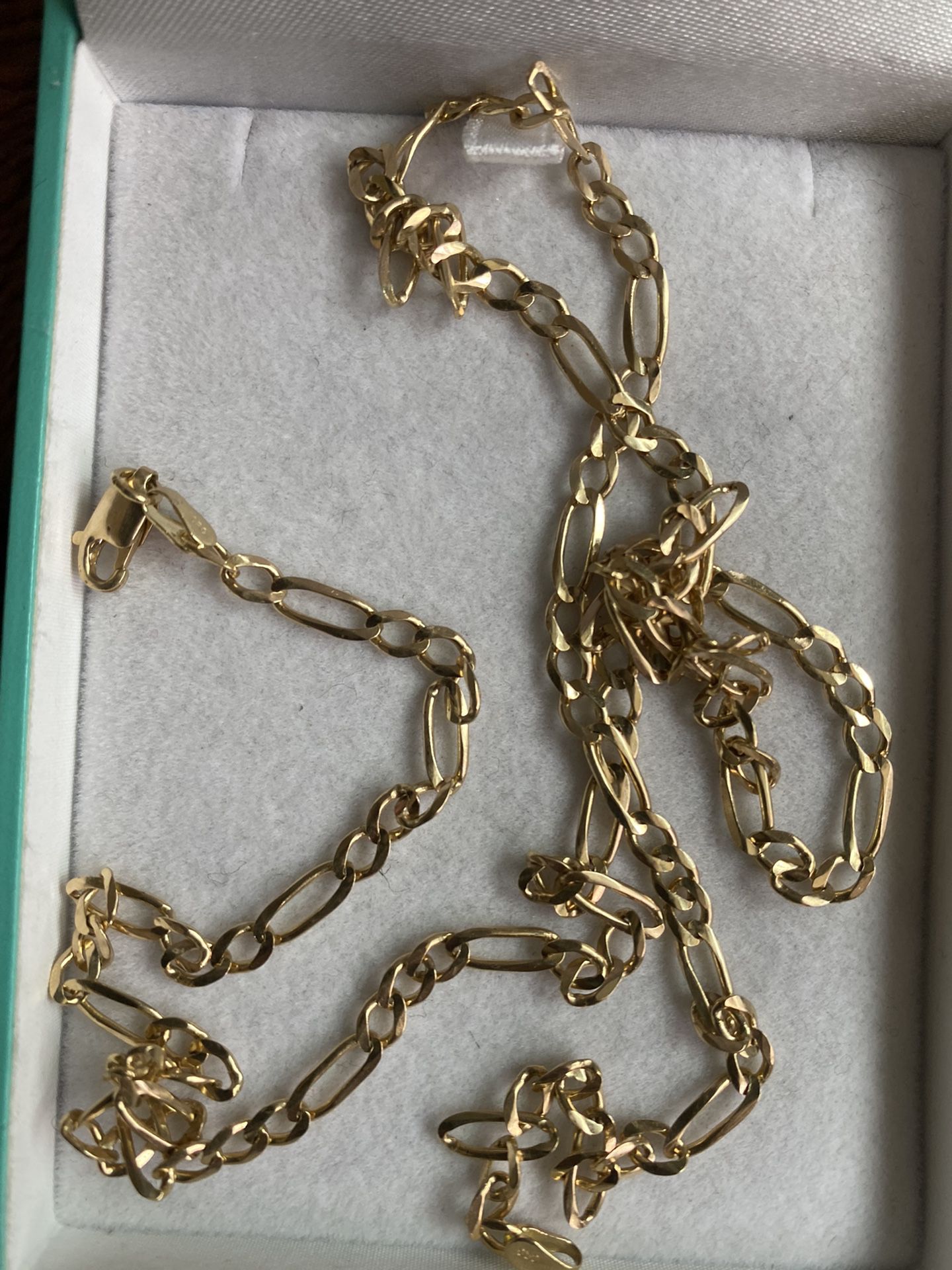 14k Gold Figaro Chain 