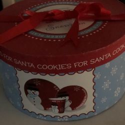 Christmas Dish Set: Cookies for Santa